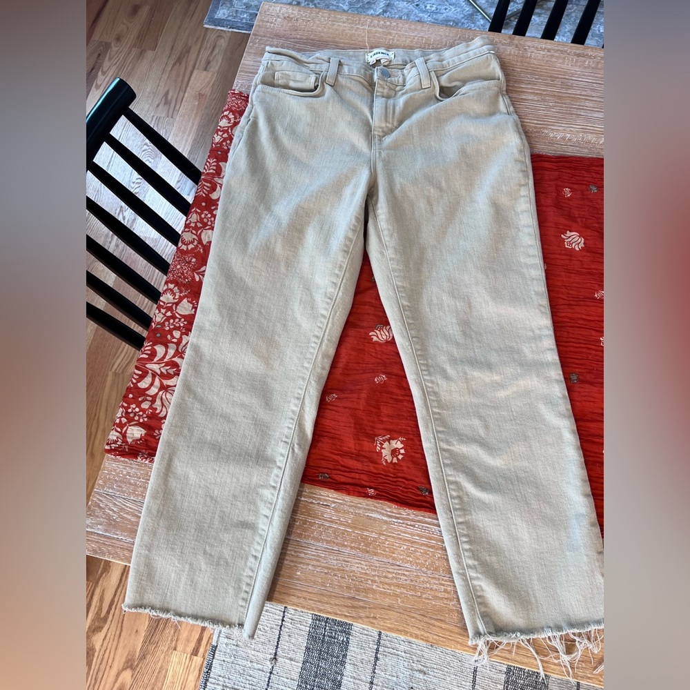 L'AGENCE Classic Tan Trousers